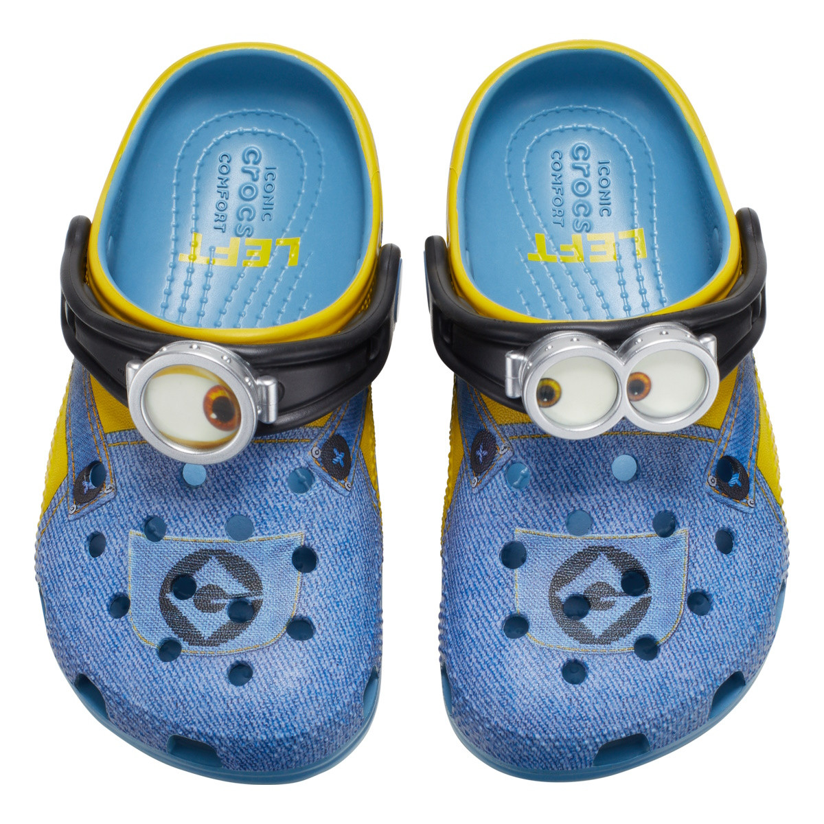 Saboti Crocs Toddler Despicable Me Classic Clog Negru - Black - imagine 9